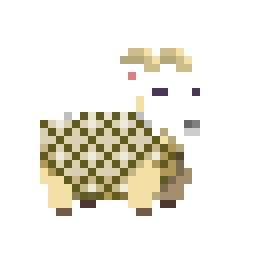 subpixel giphyupload ready goat pattern Sticker
