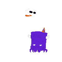 Monster Mash Halloween Sticker by The Duke & The Duck