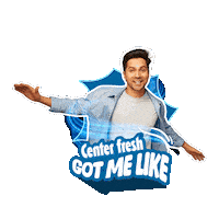 Centerfreshin happy good fresh feeling Sticker