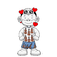 Violin Instrument Sticker by Zhot