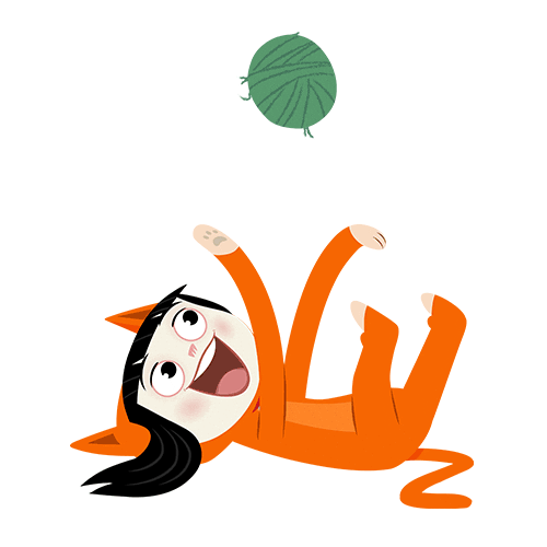 Cat Kitty Sticker by Hachette Australia