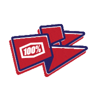 100 Percent Baseball Sticker by 100%