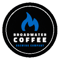 Great Falls Coffee Logo Sticker by Broadwater Coffee Brewing Company