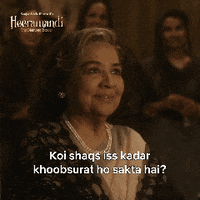 Heeramandi beauty compliment slb heeramandi GIF