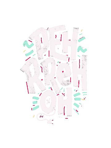 Party Lettering Sticker