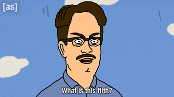 What Is This Filth GIF by Adult Swim