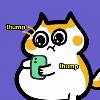 Nervous Cat GIF by Poku Meow