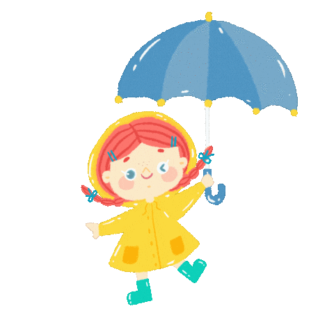 Rain 下雨 Sticker