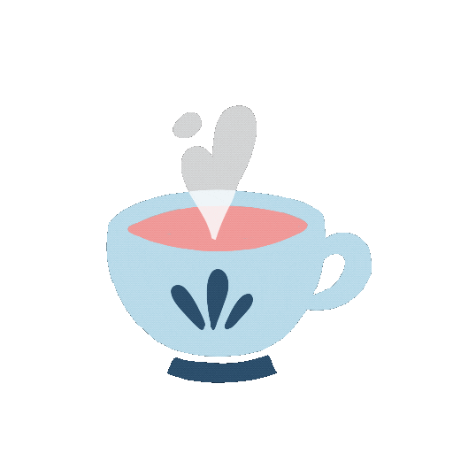 Rwinkle coffee tea cozy tea time Sticker