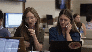 Calling Phone Call GIF by PBS News