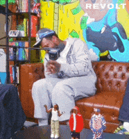 Covering Face Laughing GIF by REVOLT TV