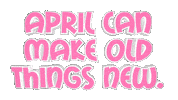Happy April Sticker by OpticalArtInc.