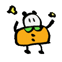 Happy Dancing Girl Sticker
