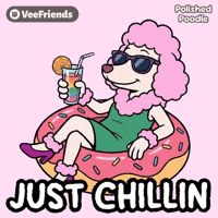 Dog Chilling GIF by VeeFriends