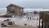 North Carolina Beach House Swept Away in Severe Coastal Flooding