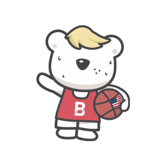 hellobear usa america hello bear 啤啤 Sticker