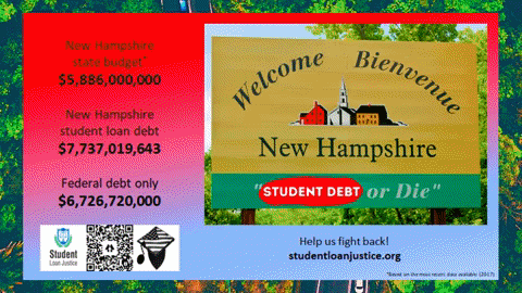 Sad New Hampshire GIF by Student Loan Justice
