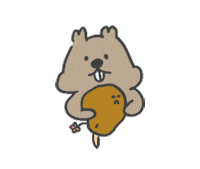 mrgugug eat bite 好吃 吃 Sticker