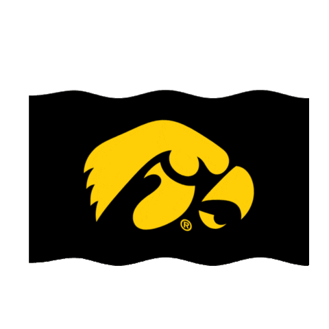 College Hawkeye Sticker by University of Iowa