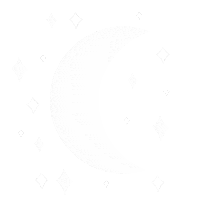 Full Moon Star Sticker