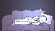 Tired Good Night GIF by CC0 Studios