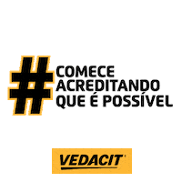 Vedacit construcao foco amarelo inovacao Sticker