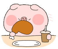 Milk Tea Pig Sticker