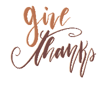 Give Thanks Fall Sticker