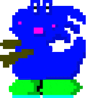 Pixel 80S Sticker by Beam it Up