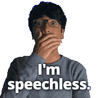 Shocked Blown Away Sticker