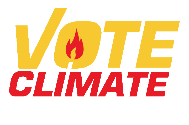 Voting Climate Change Sticker by Fire Drill Fridays