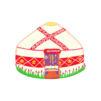 InfoShymkent kazakhstan ger казахстан qazaqstan Sticker