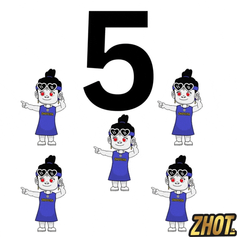 Numbers Lima GIF by Zhotcita