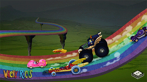 rainbow road GIF