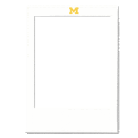 Graduation Polaroid Sticker by University of Michigan