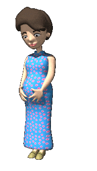 Pregnant Sticker