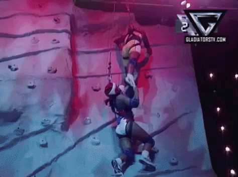 the wall gladiator GIF