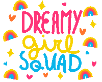 rainbow colors Sticker by Muchable