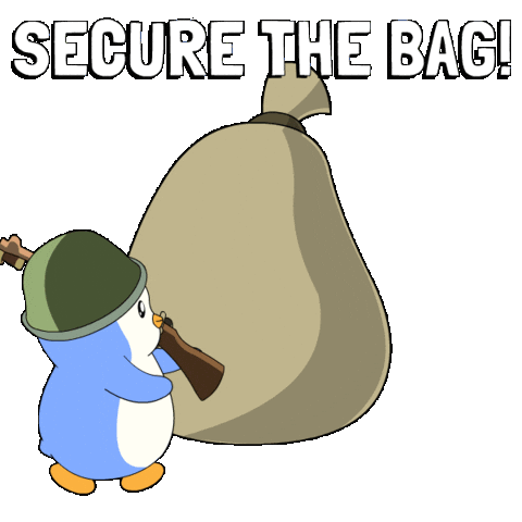 Penguin Save Sticker by Pudgy Penguins