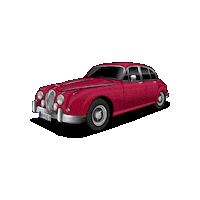 Hochzeitsfahrten_Bonn wedding jaguar mk2 hochzeitsfahrten bonn Sticker