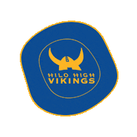 hilohighschool vikings hilo goviks bluegold Sticker