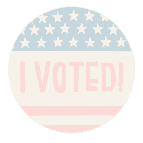 byalessiamariee vote flag election biden Sticker
