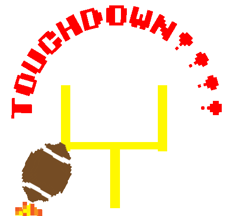 Touch Down La Rams Sticker by mrjonjon
