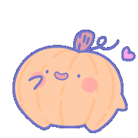 Halloween Pumpkin Sticker by paulapastela