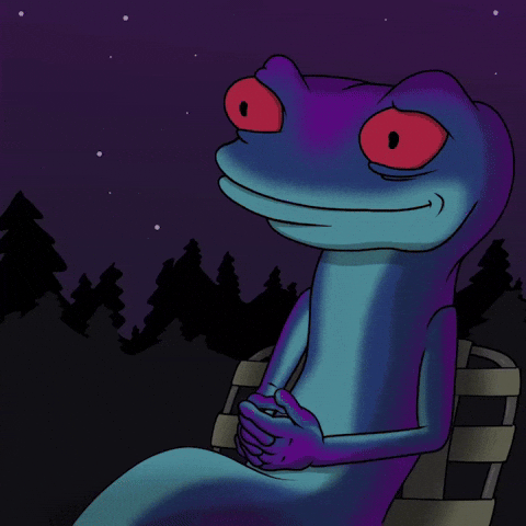 Bored Shooting Star GIF by Snek