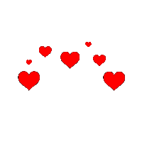 Fall In Love Hearts Sticker by Kaya Stewart