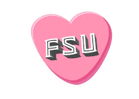 Heart Fsu Sticker by Florida State University