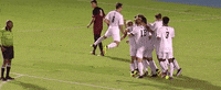 ncaa sports running GIF by Delaware Blue Hens
