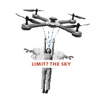 Flying Go Wild Sticker by The EPO