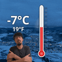 19 Degrees Fahrenheit GIF